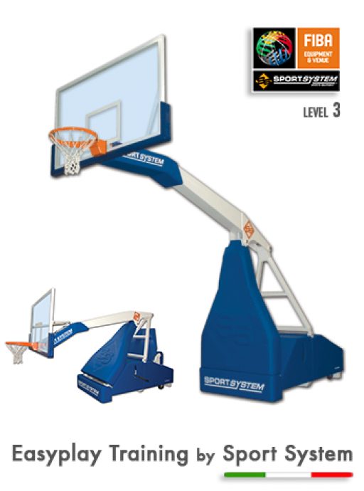 Hydroplay Club portable basketball backstops | Greenplay - artificial